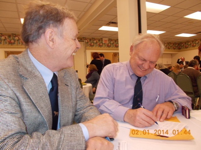 Gib McGill and Larry Small remembering Arabic lessons from class with Ustaz Ahmed at Schutz School